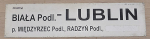 Biała Podlaska - Lublin