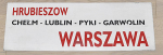 Hrubieszów - Warszawa