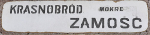 Krasnobród - Zamość