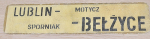 Lublin - Bełżyce