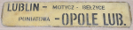 Lublin - Opole Lubelskie