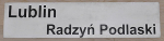 Lublin - Radzyń Podlaski