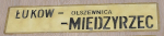 Łuków - Międzyrzec Podlaski
