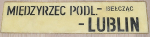 Międzyrzec Podlaski - Lublin