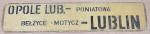 Opole Lubelskie - Lublin