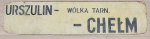 Urszulin - Chełm