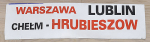 Warszawa - Hrubieszów
